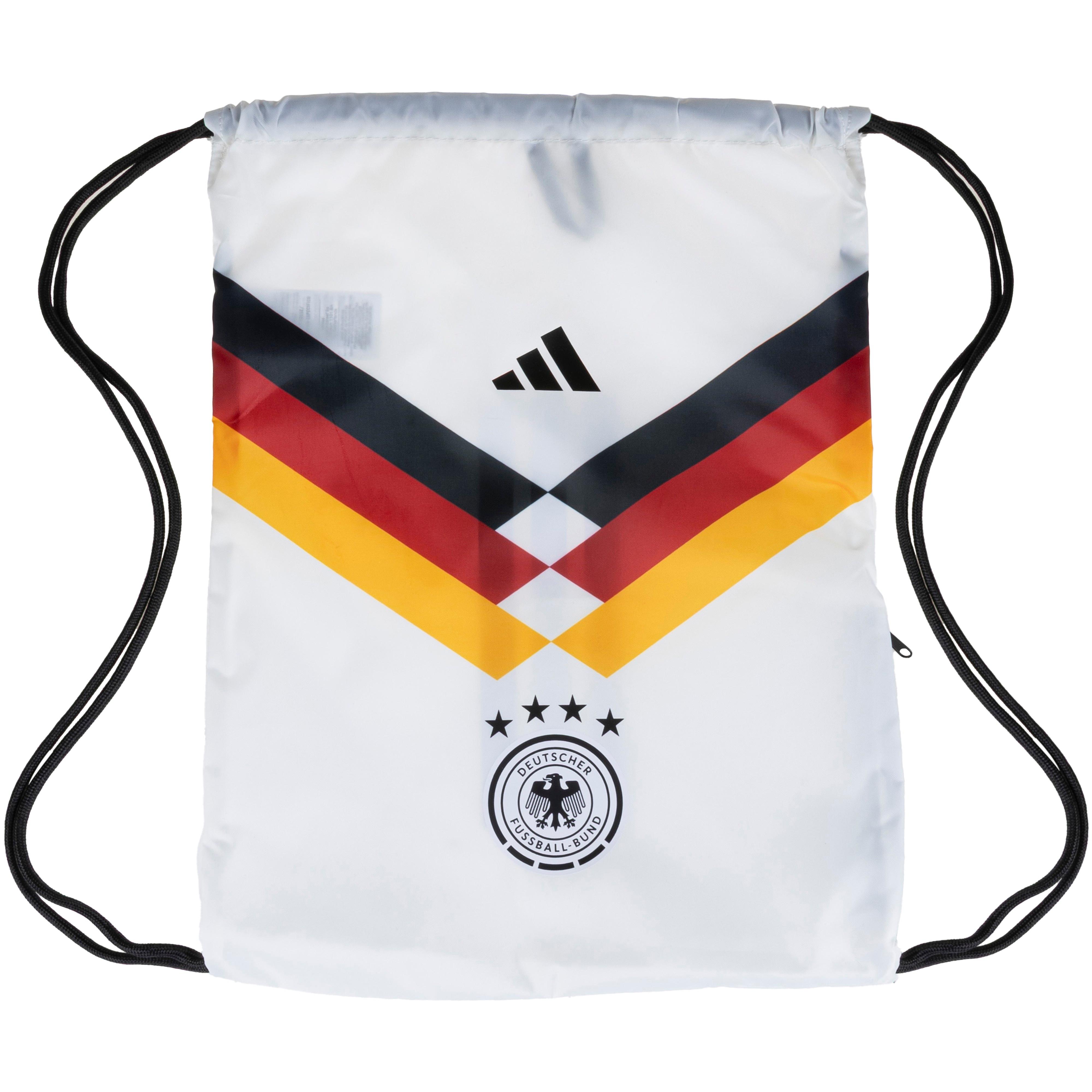 adidas DFB GYMSACK Turnbeutel - white-black-multco