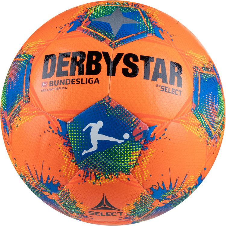 Derbystar Derbystar BUNDESLIGA BRILLANT HIGH VIS.25 Fu&szlig;ball - orange blau pink - 0 | SportScheck
