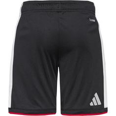 Rückansicht von adidas DFB H SHO Y Fußballshorts Kinder black