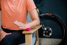 Rückansicht von BLACKROLL MICRO Faszienrolle black