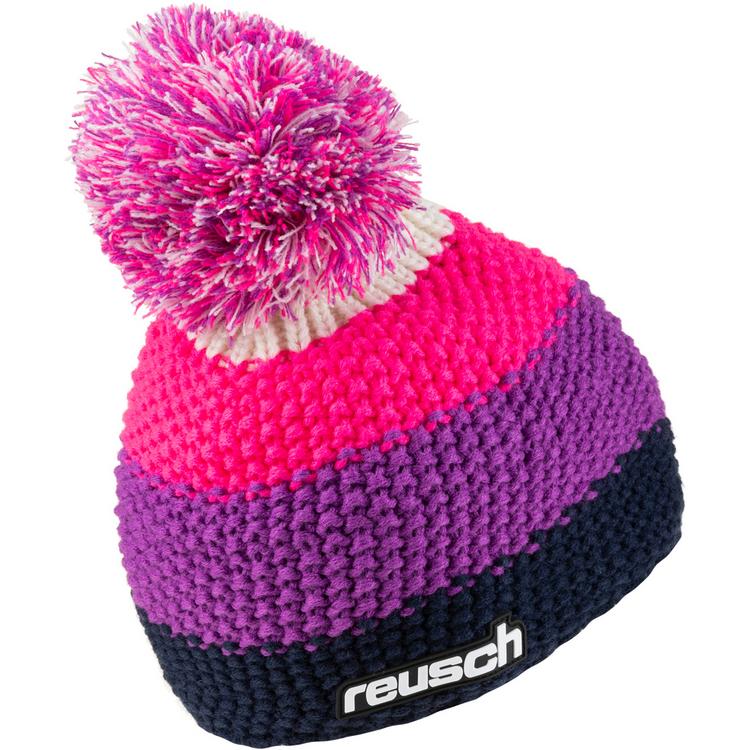 Reusch Reusch ENZO Bommelm&uuml;tze - black iris-purple cactus flower - 0 | SportScheck