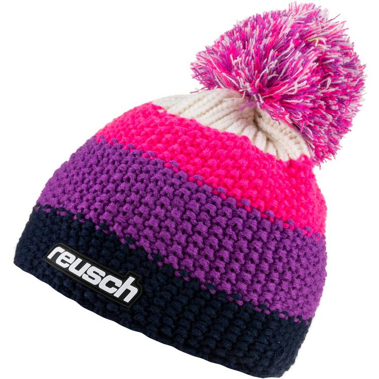 Reusch Reusch ENZO Bommelm&uuml;tze - black iris-purple cactus flower - 0 | SportScheck
