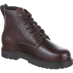 Rückansicht von Birkenstock Highwood Stiefel Damen chocolate