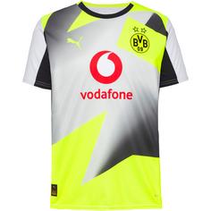 PUMA Borussia Dortmund 25-26 Auswärts Fußballtrikot Herren silver mist-yellow alert