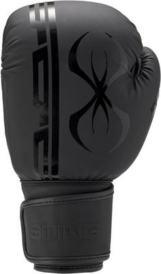 Rückansicht von STING ARMAPLUS BOXING GLOVES Boxhandschuhe matte-blk