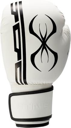 Rückansicht von STING ARMAPLUS BOXING GLOVES Boxhandschuhe white-blk