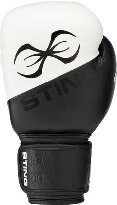 Rückansicht von STING ORION TRAINING BOXING GLOVE Boxhandschuhe black-white