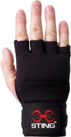 Rückansicht von STING ELASTICISED QUICK WRAPS Bandagen black