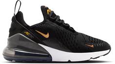 Nike AIR MAX 270 GS Sneaker Kinder black-metallic copper-laser orange