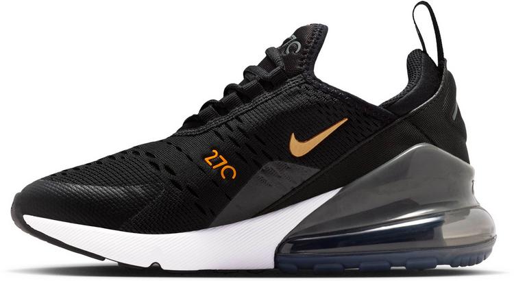 Nike Nike AIR MAX 270 GS Sneaker Kinder - black-metallic copper-laser orange - 0 | SportScheck