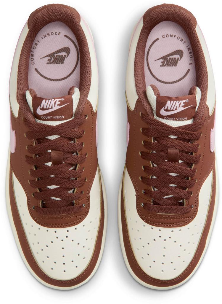 Nike Nike NIKE COURT VISION Sneaker Damen - soft pearl-pink foam-fauna brown - 0 | SportScheck