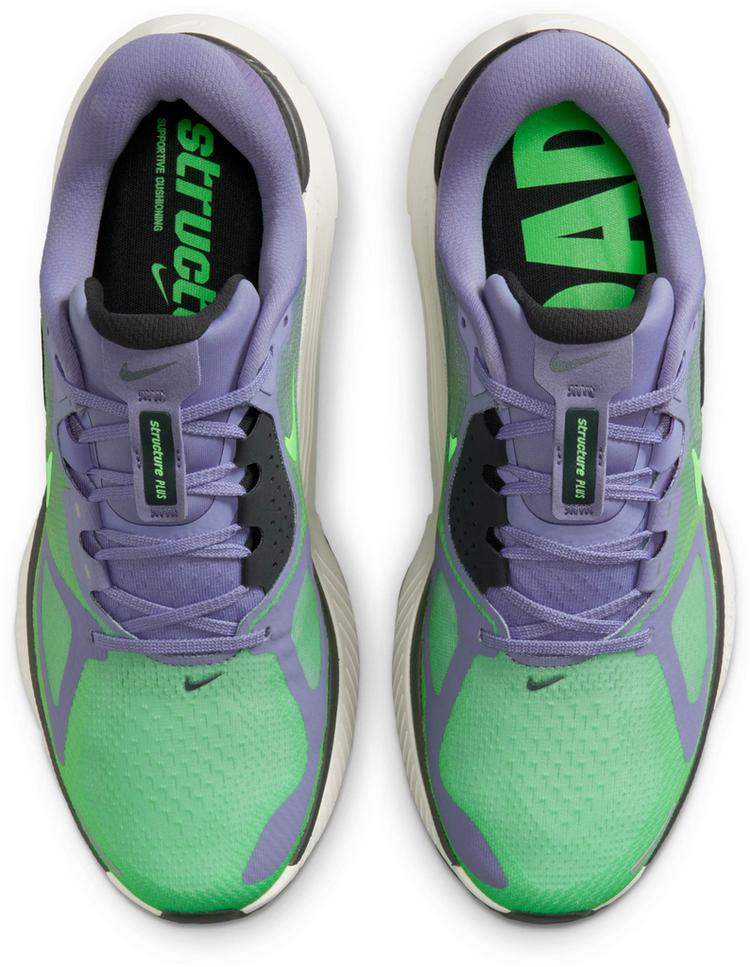 Nike Nike STRUCTURE PLUS Laufschuhe Herren - iron purple-voltage green-off noir - 0 | SportScheck