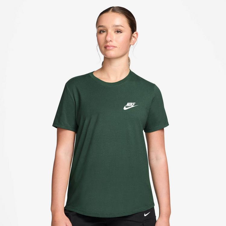 Nike Nike Club T-Shirt Damen - fir-white - 0 | SportScheck