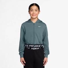Rückansicht von Nike PRO Trainingsjacke Kinder mineral slate-mineral slate-black-w