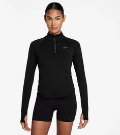 Rückansicht von Nike TEMPO Funktionsshirt Damen black-reflective silv