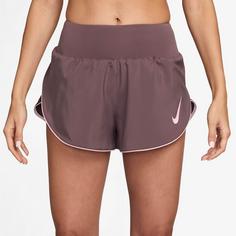 Rückansicht von Nike TEMPO Funktionsshorts Damen tattoo-reflective silv-pink foam