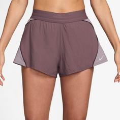 Rückansicht von Nike SWIFT Funktionsshorts Damen tattoo-lt violet ore-reflective sil