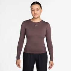 Rückansicht von Nike ONE DF Funktionsshirt Damen tattoo-white