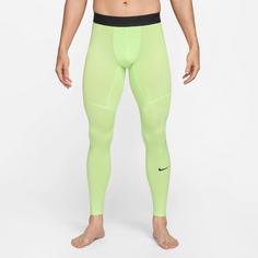Rückansicht von Nike DF Tights Herren lt liquid lime-black