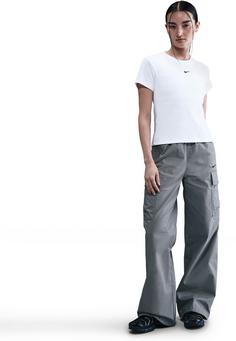 Rückansicht von Nike NSW T-Shirt Damen white