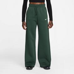 Rückansicht von Nike W NSW PHNX FLC HR PANT WIDE 2 Sweathose Damen fir-sail