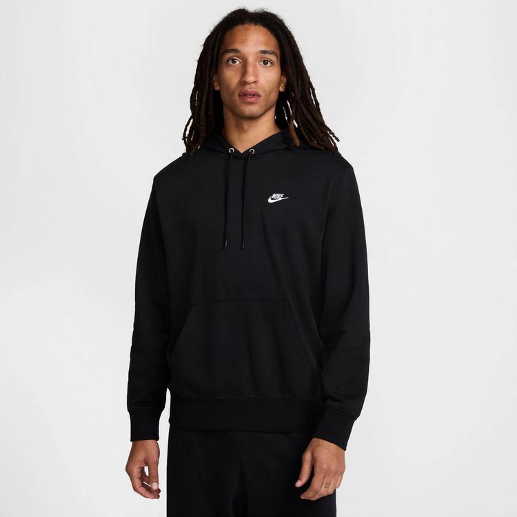 Nike Nike Club Hoodie Herren - black-black-white - 0 | SportScheck