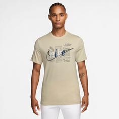 Rückansicht von Nike T-Shirt Herren lt khaki