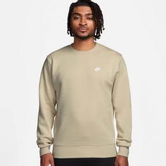 Rückansicht von Nike Club Sweatshirt Herren lt khaki-white
