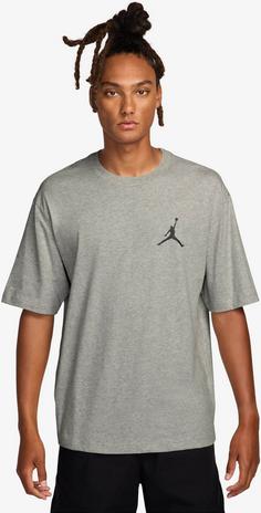 Rückansicht von Nike Jumpman T-Shirt Herren grey heather-black