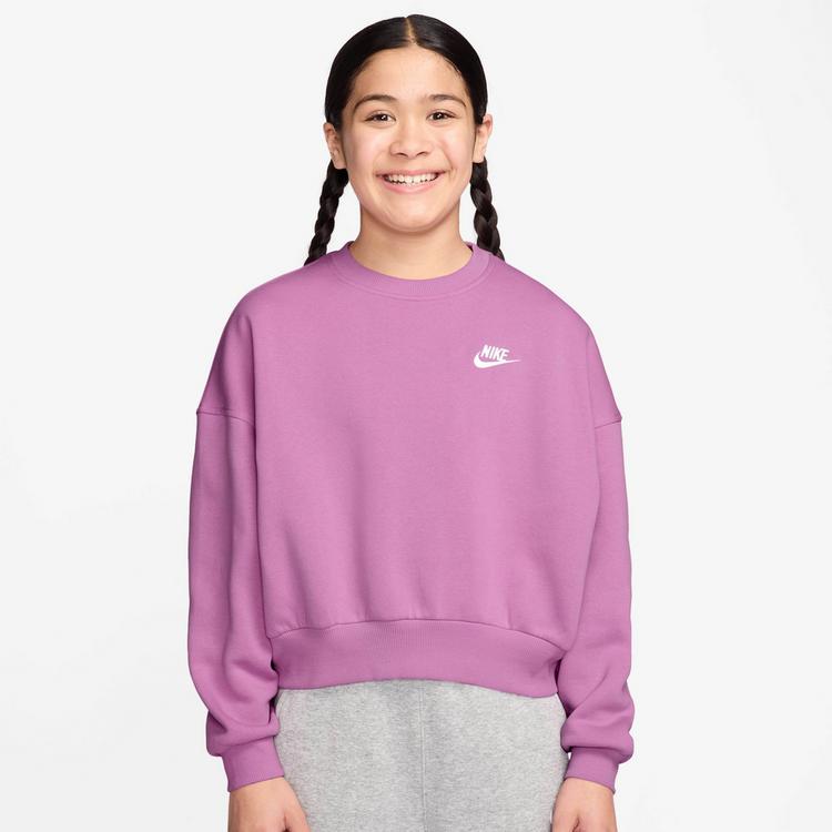 Nike Nike Club Sweatshirt M&auml;dchen - lt magenta-lt magenta-white - 0 | SportScheck