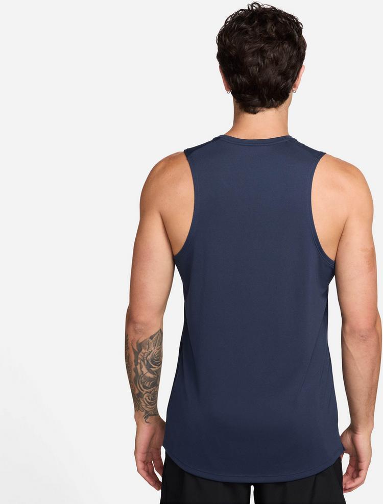 Nike Nike MILER Funktionstank Herren - midnight navy-reflective silv - 1 | SportScheck