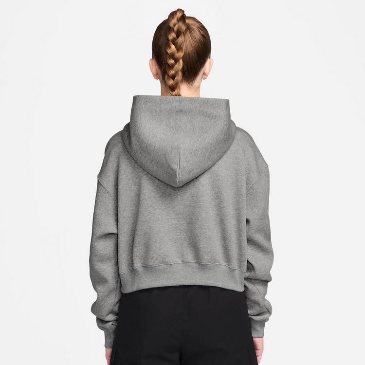 Nike Nike Phoenix Sweatshirt Damen - dk grey heather-base grey-sail - 1 | SportScheck