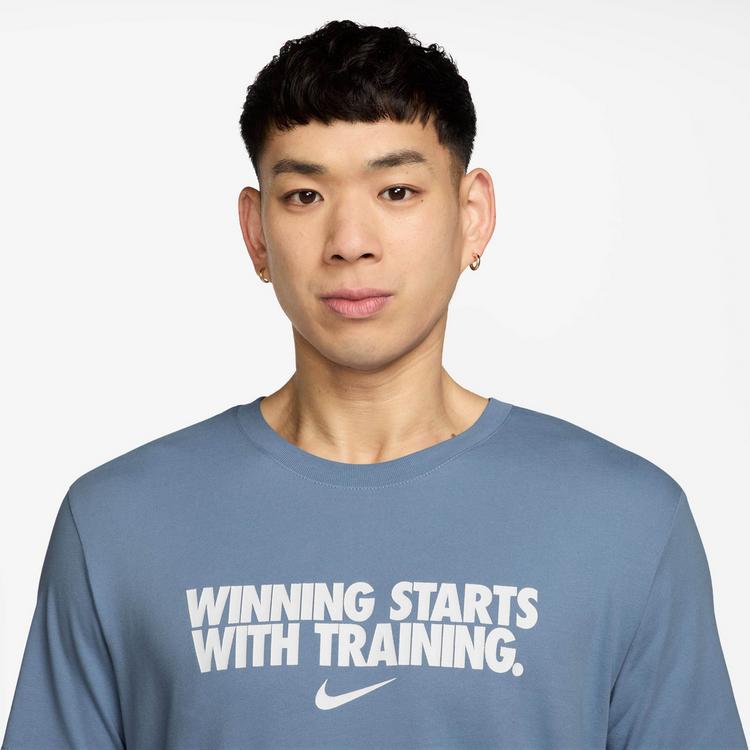 Nike Nike DF Funktionsshirt Herren - work blue-white - 2 | SportScheck