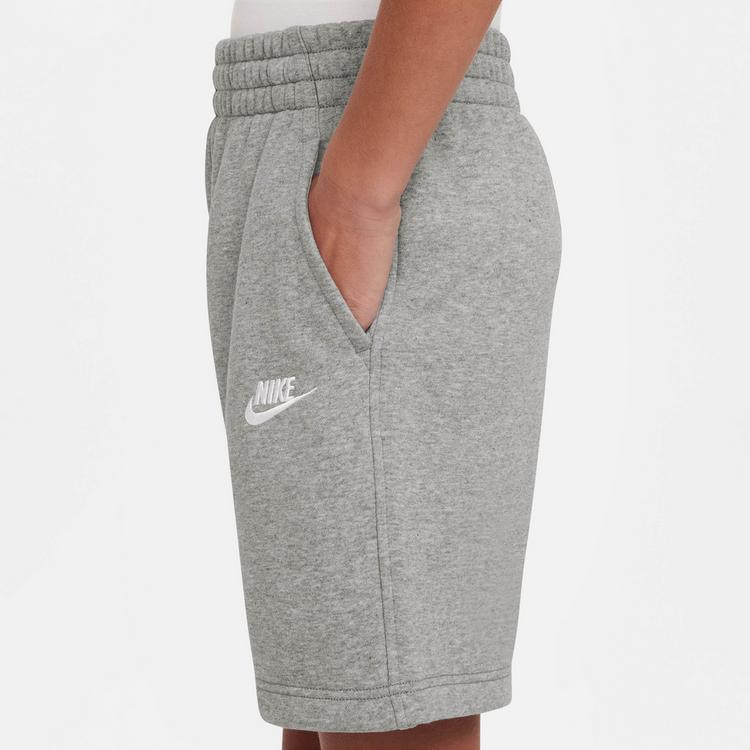 Nike Nike NSW Club Shorts Jungen - dk grey heather-base grey-white - 2 | SportScheck