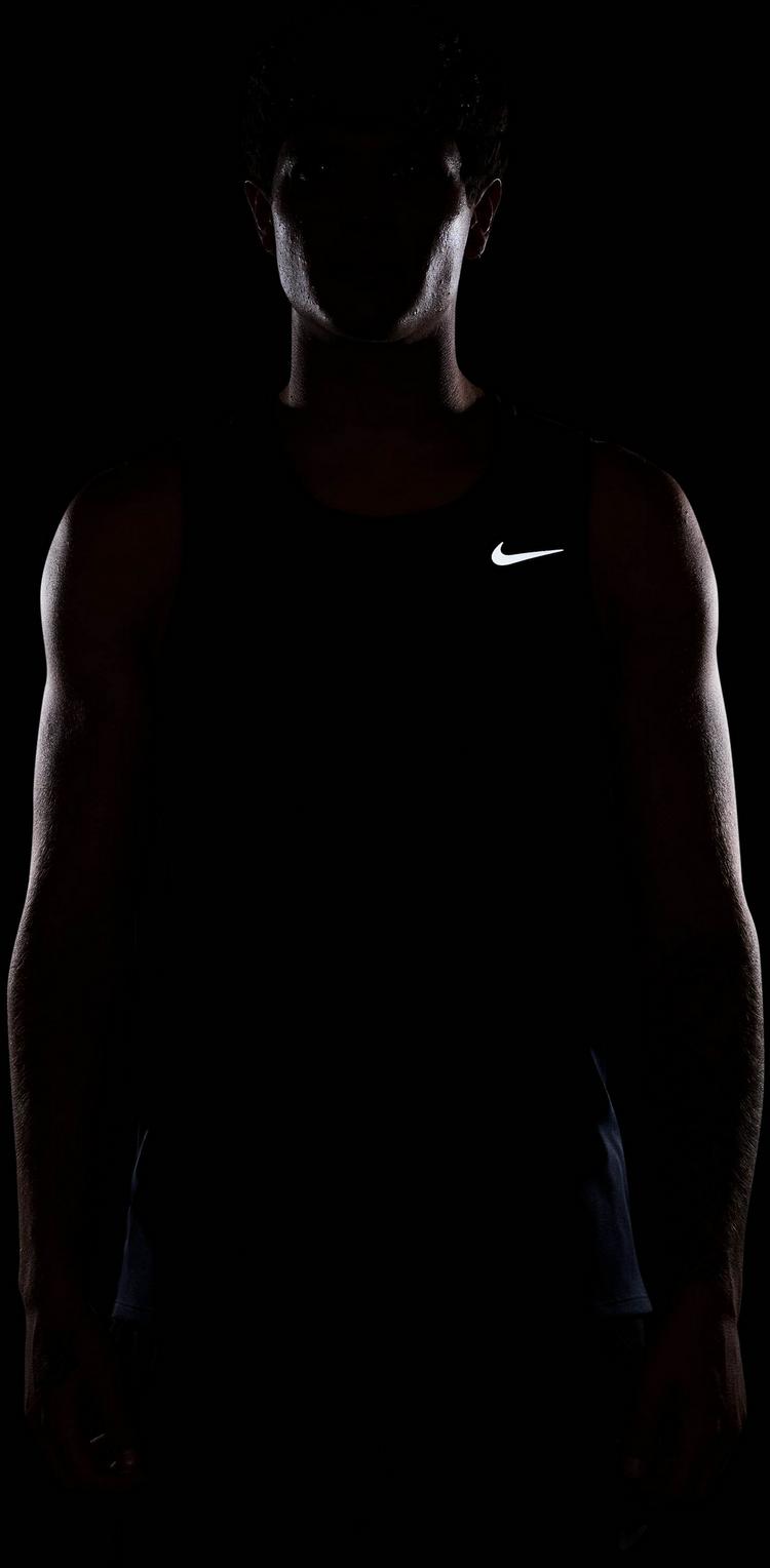 Nike Nike MILER Funktionstank Herren - midnight navy-reflective silv - 3 | SportScheck