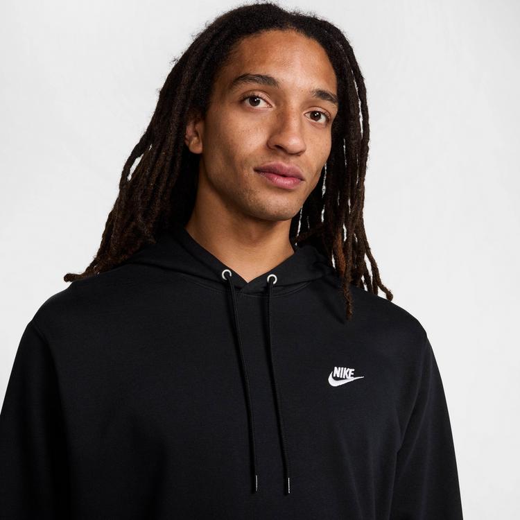 Nike Nike Club Hoodie Herren - black-black-white - 3 | SportScheck