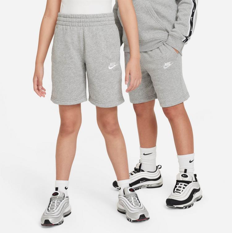 Nike Nike NSW Club Shorts Jungen - dk grey heather-base grey-white - 3 | SportScheck