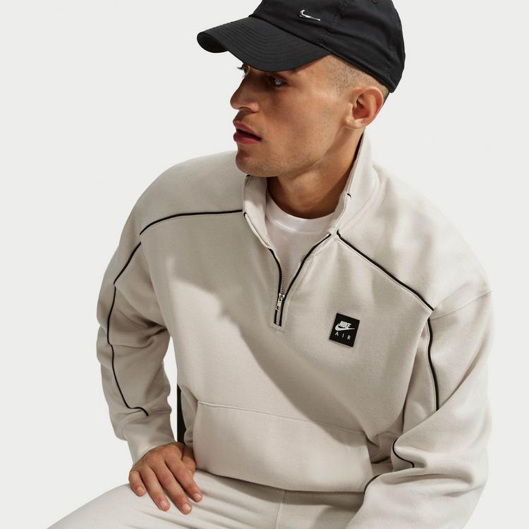 Nike Nike Air Sweatshirt Herren - light bone-black - 4 | SportScheck