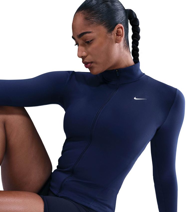 Nike Nike ONE DF Trainingsjacke Damen - midnight navy-white - 4 | SportScheck