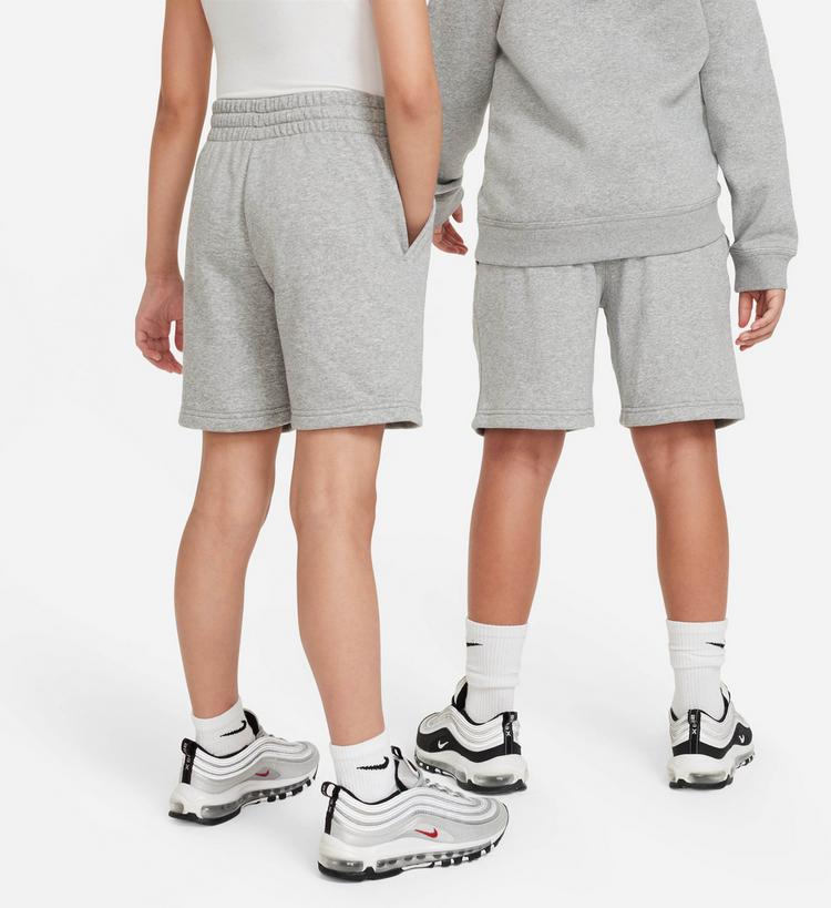 Nike Nike NSW Club Shorts Jungen - dk grey heather-base grey-white - 4 | SportScheck