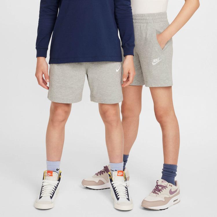 Nike Nike NSW CLUB Shorts Kinder - dk grey heather-white - 5 | SportScheck