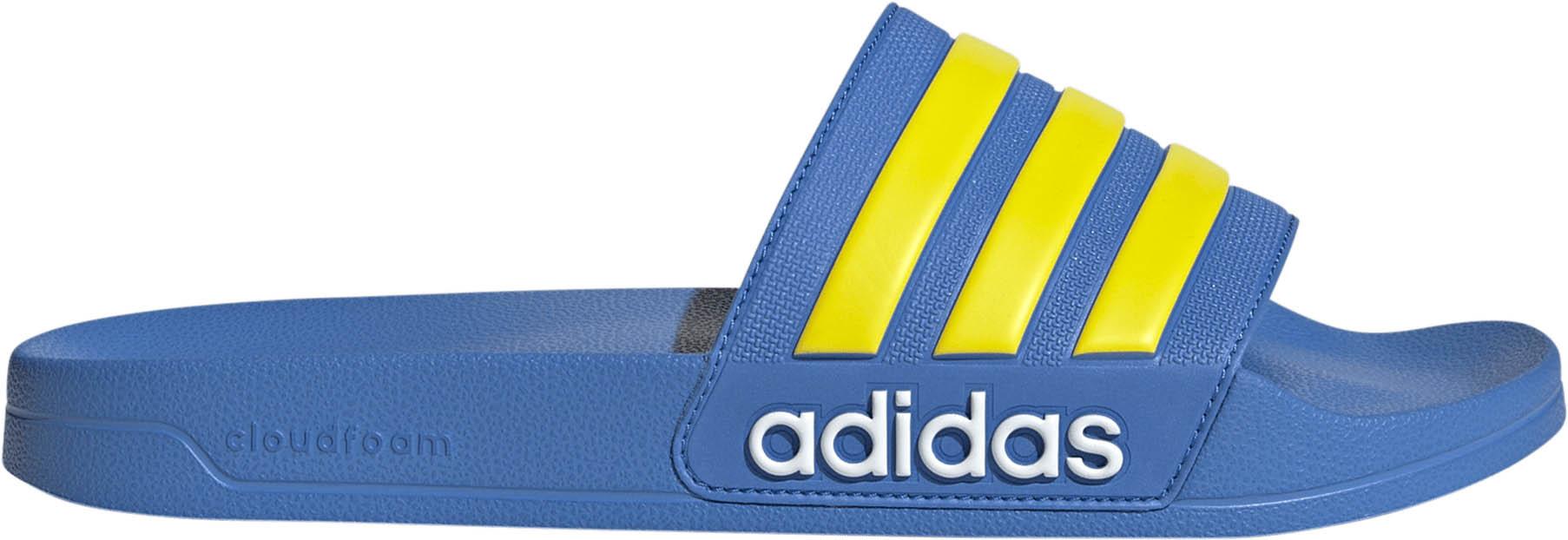 Adidas Badelatschen Slip-On Synthetik Blau