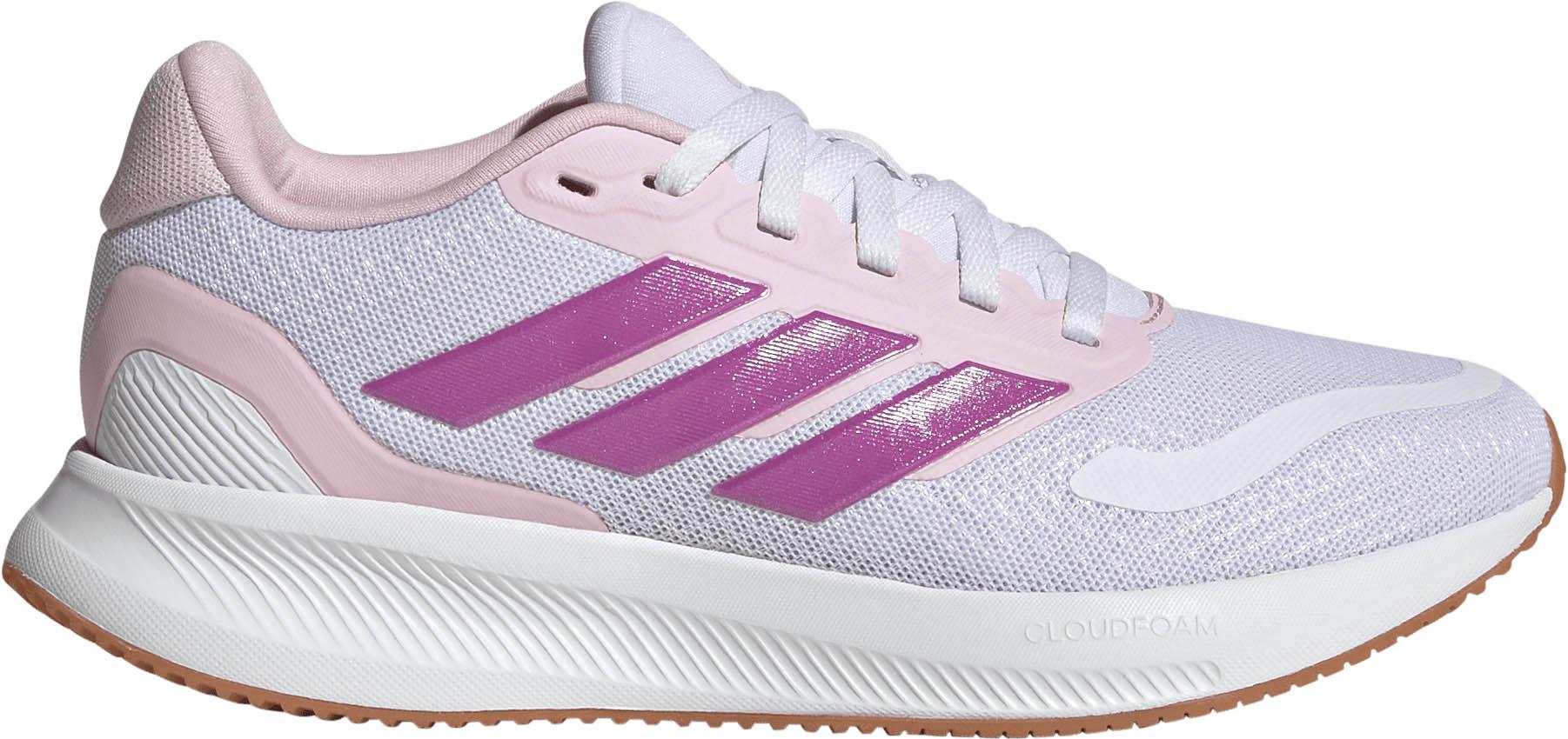 adidas Runfalcon 5 Jr Laufschuhe Kinder - ftwwht-clpink-gum