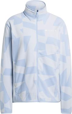 adidas MULTI Fleecejacke Damen glow blue-crystal sky