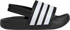 adidas ADILETTE ESTRAP I Sandalen Kinder cblack-ftwwht-cblack