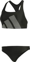 adidas Big Bars Bikini Set Damen - black