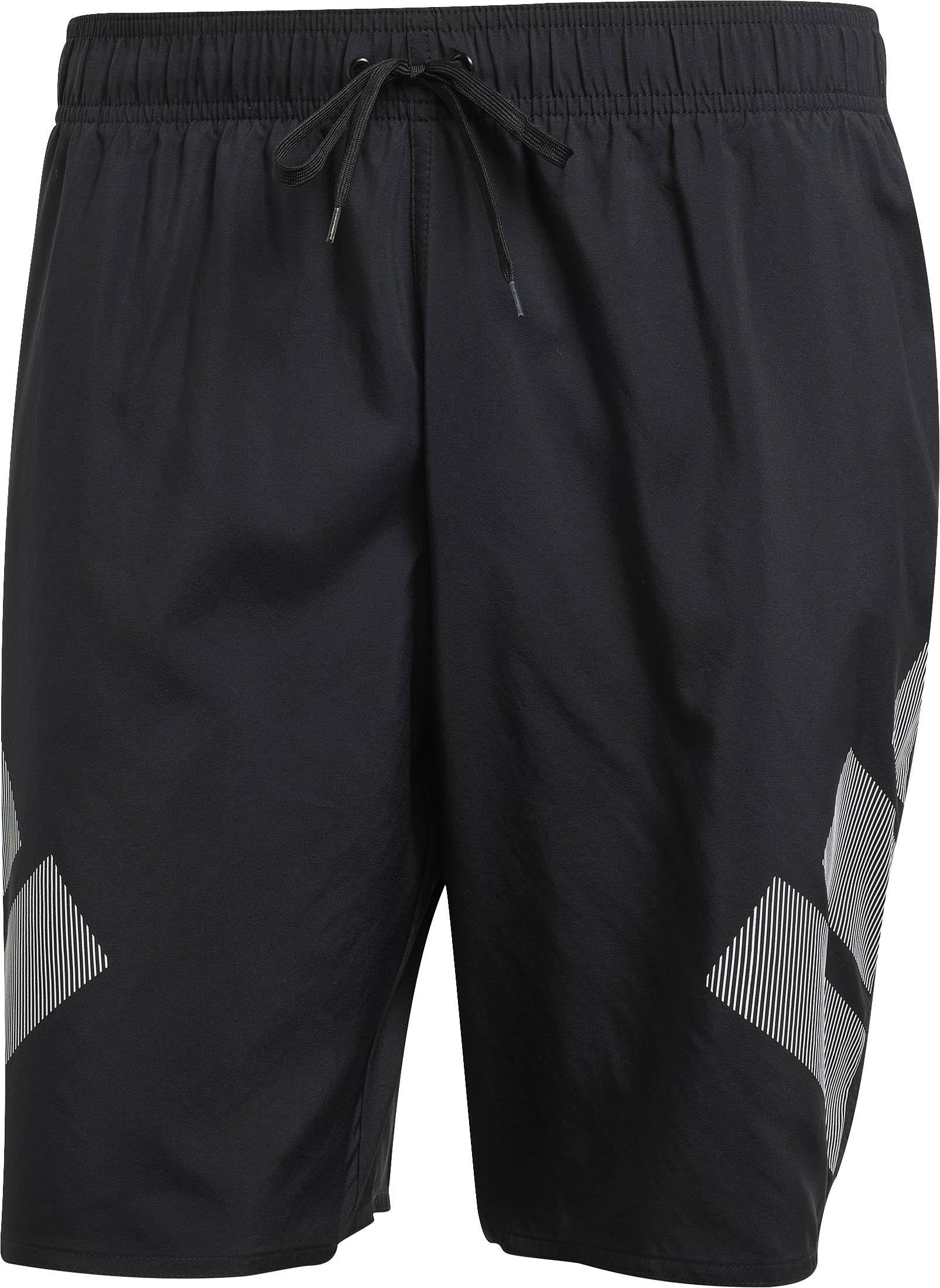 adidas BB SH 8IN Badehose Herren - black-white