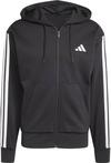 adidas 3S FL Kapuzenjacke Herren - black-white