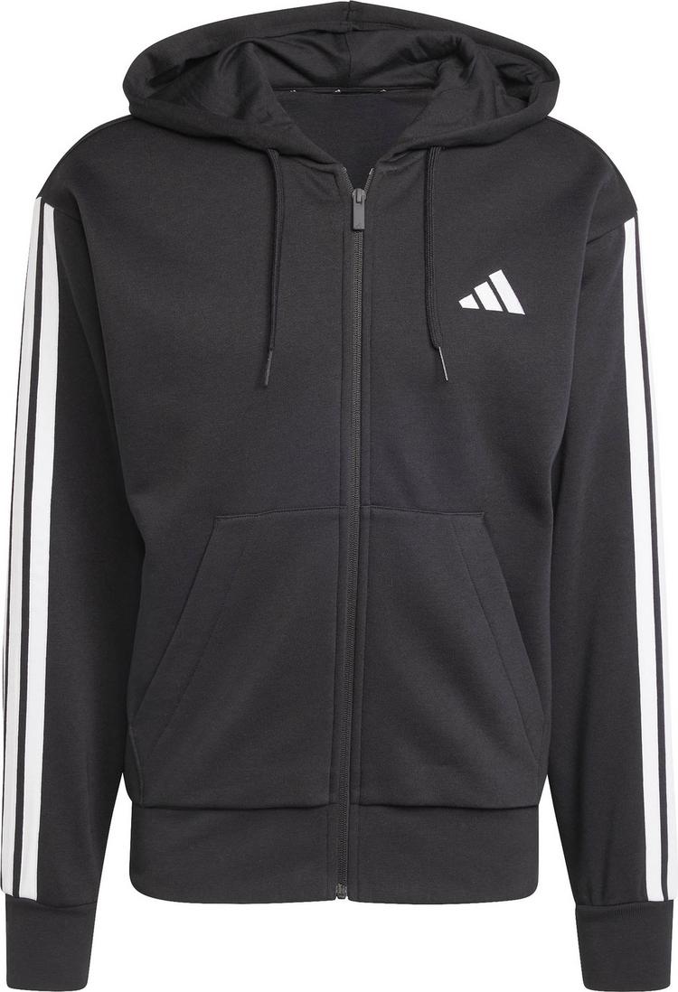 adidas adidas 3S FL Kapuzenjacke Herren - black-white - 0 | SportScheck