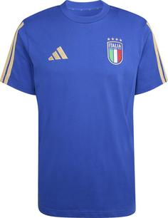 adidas FIGC DNA TEE T-Shirt Herren boblue